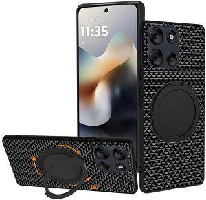 Motorola Moto G66J / G66Y 5G �P�[�X MagSafe�Ή� �����O360°��]�X�^���h�@�\ �c�����Ή� ����~�� TPU�f�� ���^ �y�� �w��h�~ ���΂ݖh�~���g���[��G66J�X�}�z�P�[�X �����Y�ی� �g�ѕ֗� �_� ��