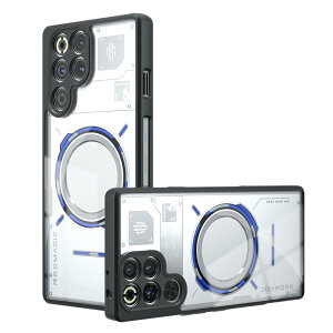 �yTIFIYA�zFor REDMAGIC 11 Pro/11 Pro+ �p �P�[�X �N���A TPU+PC�f�� �ČRMIL�K�i �����h�~ ���b�h�}�W�b�N 11 pro �P�[�X �ϏՌ� �y�� �ϋv�� ���ϖh�~ redmagic 11 pro+ �ی�J�o�[�i�����j