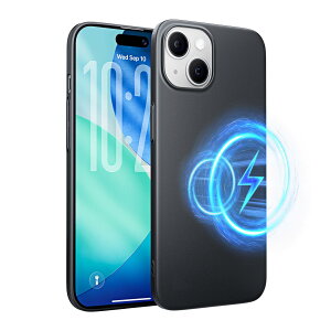 LISEN �����^ iPhone 15 �p �P�[�X Magsafe�Ή� �}�b�g�� �w��h�~ �C�菝�h�~ �y��PC�f�� ����ی� ���C�����X�[�d�Ή� �X�g���b�v�z�[���t�� �A�C�t�H��15 �g�уJ�o�[ 6.1�C���` for �����ӂ���15 (