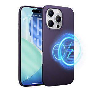 LISEN �����^ iPhone 16 Pro �p �P�[�X Magsafe�Ή� �}�b�g�� �w��h�~ �C�菝�h�~ �y��PC�f�� ����ی� ���C�����X�[�d�Ή� �X�g���b�v�z�[���t�� �A�C�t�H��16Pro �g�уJ�o�[ 6.1�C���` for �����ӂ�