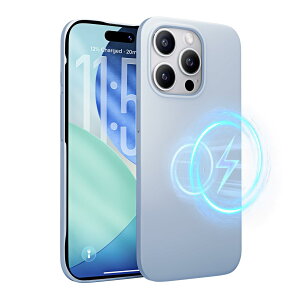 LISEN �����^ iPhone 15 Pro �p �P�[�X Magsafe�Ή� �}�b�g�� �w��h�~ �C�菝�h�~ �y��PC�f�� ����ی� ���C�����X�[�d�Ή� �X�g���b�v�z�[���t�� �A�C�t�H��15Pro �g�уJ�o�[ 6.1�C���` for �����ӂ�