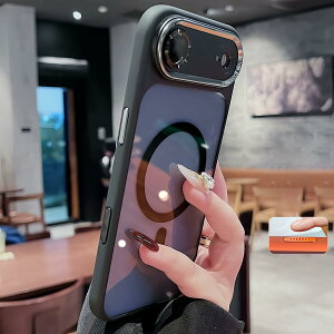 Tecxin iPhone 17 Air Ή C݊P[XAAbvO[h [Jی] [MagSafe Ή] [}bgdグ] ϏՌیP[X 6.5C` - ubN