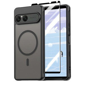 For xperia 10 vii P[X+XN[ یtB [YEZHU] MagSafeΉTPU+}bgobNplfސ ^y Ռz h~ یop[ e͐t xperia 10 vii pJo[ (ubN)