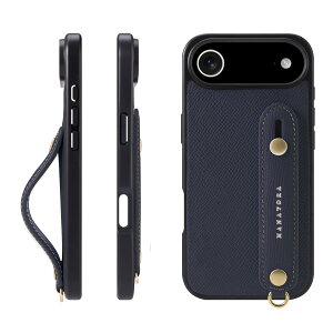 HANATORA for iPhone 17Air �P�[�X �{�v �ϏՌ� �w�ʃx���g �X�}�z�P�[�X �X�}�z �X�^���h�@�\ �l�b�N �X�g���b�v �t�� �G���{�X���U�[ �M�t�g �}�O�l�b�g�Ȃ� �l�C�r�[ NGH-17Air-Navy