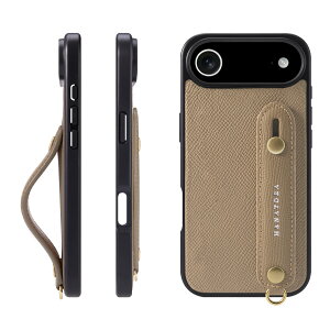 HANATORA for iPhone 17Air �P�[�X �{�v �ϏՌ� �w�ʃx���g �X�}�z�P�[�X �X�}�z �X�^���h�@�\ �l�b�N �X�g���b�v �t�� �G���{�X���U�[ �M�t�g �}�O�l�b�g�Ȃ� �O���[�W�� NGH-17Air-Grege