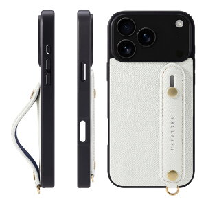 HANATORA for iPhone 17ProMax �P�[�X �{�v �ϏՌ� �w�ʃx���g �X�}�z�P�[�X �X�}�z �X�^���h�@�\ �l�b�N �X�g���b�v �t�� �G���{�X���U�[ �M�t�g �}�O�l�b�g�Ȃ� �z���C�g NGH-17ProMax-White