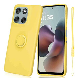 �yAqier�zMotorola Moto G66J/G66Y/G56 5G �p �g�уP�[�X �\�t�g �X�}�z�P�[�X�i�C�G���[�j�����O�P�[�X ���g���[��g56 5g �ɔ� TPU �ϏՌ� �X�^���h�@�\ 360°��] �ԍڃz���_�[ �J�o�[ ���gg66y g66j Yellow