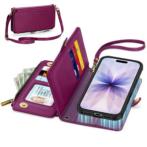 TUCCH iphone 17 Ή P[X 蒠^ 2 in 1  6.3C` V_[ Xgbvt O RFIDubLO e 9J[h|Pbg t@Xi[ | ΂ߊ| uX^h@\ PU