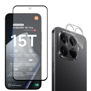 �y1+1���Z�b�g�zFor Xiaomi 15T/15T Pro �K���X�t�B���� ���炳�� �A���`�O���A ���˖h�~ �w��h�~ �m���O���A Ubefuu �f�荞�ݖh�~ �t����ʕی� �X���[�Y�ȑ��슴 ��p�\��t�� �Ή� Xiaomi 15T/15T Pro