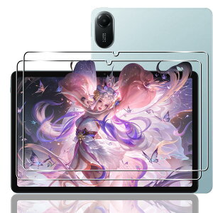 �y2���Z�b�g�z For XiaoMi Redmi Pad 2 �K���X�t�B���� Redmi Pad 2 11�C���` �^�u���b�g �t�B���� �����K���X �ی�t�B���� �d�x9H �ϏՌ� ��U�h�~ �w��h�~ �S�ʕی� �ɔ� �����ߗ� �\��t���₷�� 2.