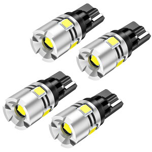 SUPAREE t10 led �o���u �|�W�V���������v ���[�������v �i���o�[�� ���� 360�x�S���ʏƎ� 6000K ���ɐ� �Ԍ��Ή� �L�����Z���[���� �ϋv�� DC12V 4����
