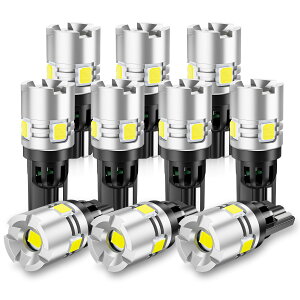 SUPAREE t10 led �o���u �|�W�V���������v ���[�������v �i���o�[�� ���� 360�x�S���ʏƎ� 6000K ���ɐ� �Ԍ��Ή� �L�����Z���[���� �ϋv�� DC12V 10����