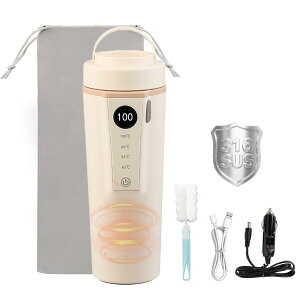 y2025N~o/2waydzԍړdCPg 12Vԗp 316LXeX 500ml VK[C^[M/USBP[uۉ 40/55/80/100 J[p  {g dC|bg Ԓ LEDfBXvC 