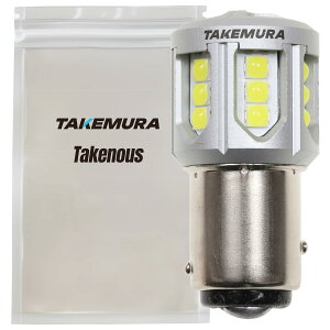Takenous �|������ S25 LED �_�u�� s25 �_�u�� 12v 24v 180�x�i�Ⴂ�s�� BAY15d 2�Z�b�g (�z���C�g)