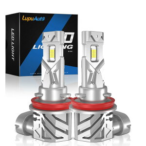 H11 H8 H9 LED �w�b�h���C�g ���� �Ԍ��Ή� H11 LED�o���u Hi/Lo ���P�x 30000LM 6500K �z���C�g CREE�`�b�v���� ������ (2��)