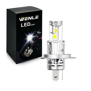 WENLE oCN H4 led wbhCg ou Hi/Loؑ VԌΉ 8{邳UP 10000LM 30W zCg 6000K DC12VԑΉ dH  Épt@t M uԋN 1{