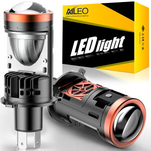 AILEO H4 LED wbhCg ԗpou 1 ~jvWFN^[ 20000LM 6000K zCg Hi/Loؑ [U[LEDZp EnhԑΉ v~Ar[p^[ 2Zbg