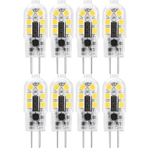 G4 LEDd AC12V/DC 12-24V ԗp JC T3 G4 oCsA^CvGY4 GU4 GZ4 G4 diϗp RV ̓Cg LsOJ[̓d {[g̃g[[  (F 6000K, 8)