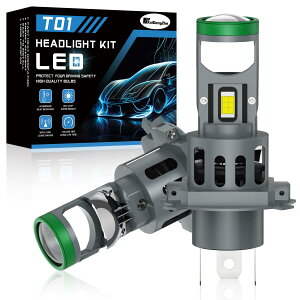 KaiDengZhe H4 LEDwbhCgA H4 9003 HB2 ou ԌΉAtgnhhCup~jvWFN^[YtA12V 80W 21000LM 6500KzCg H4 tHOvA1:1TCY Épt@A