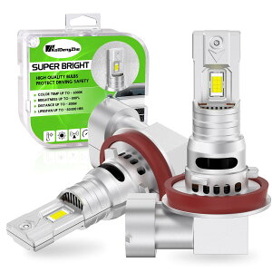 KaiDengZhe H11 H8 LED wbhCg ԌΉ Hi/Lo tHOv h11 led Cg H8 ledou  12V 24V 6000K ̉ Ét@ Px M  /oCNp 2Zbg