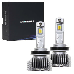 Takenous_Plus H8 H11 LED 2FؑփtHOv CG[ zCg 6,500lm ԌΉ EZbg (zCg/CG[, H8/H11)