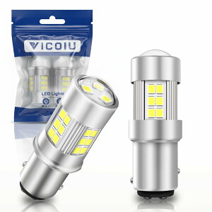 VICOIU S25 led �_�u���� �o�b�N�����v �z���C�g27�ALED�`�b�v 6500K ���� �Ԍ��Ή� 1156 S25 led ��ޓ� ���ɐ� ��t�ȒP DC12V�ԑΉ�