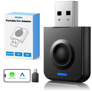 Volam 2 in 1 CarPlay&Android Auto CX A_v^[ 5.0Bluetooth& 5G WiFi J[vC ڑ J[vCCXgO LCarPlayCXɂȂ L̃J[vC/Ah