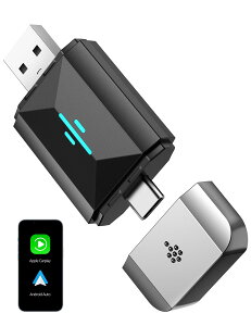 Volam 2 in 1 CarPlay&Android Auto CX A_v^[ 5.0Bluetooth& 5G WiFi J[vC fARA tOvC ڑ J[vCCXgO LCarPlayCX