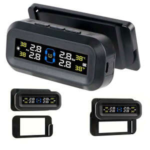 Tigwiss ��C���Z���T�[ TPMS �Z���T�[ �U�����m �^�C���C�����x���� ���z�G�l���M�[/USB�_�u���[�d IP67�h���h�o ���t���ȒP ���Ԏ�Ή� 0-5.0 Bar �^�C����C�����j�^�[ ���{�ꉹ���A���[����