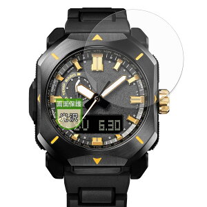 MotoMoto �t�B���� CASIO PRO TREK CLIMBER LINE PRW-6900 �V���[�Y (2���Z�b�g) �p �ی�t�B���� �������Ŕ����� ���{��