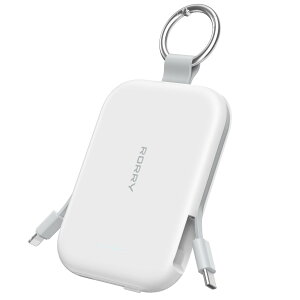 yƊEnVzRORRY oCobe[ y ^ gя[d (5000mAh Type-C + For iPhonepLightning 2{P[u) 3䓯[d X}z ^ iPhone 17/16/15/Android/iPad/SwitchȂǋ@Ή power bank PSE