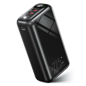 oCobe[ e y2025V݌vE60000mAheʁEPD20W}[dz obe[ gя[d 3䓯[d\ Type-Co̓|[g ő27Wo USB-Ao̓|[g 22.5W X}z[d LCDcʕ\