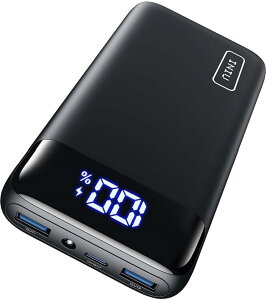 INIU e oCobe[ 20000mAh 22.5W }[d PD 3.0 QC 4.0 [3䓯[d LEDCgt cʕ\ PSEF؍] USB C oC obe[ gя[d AEghA/h/ً}pȂǂ̕Kgi iPho