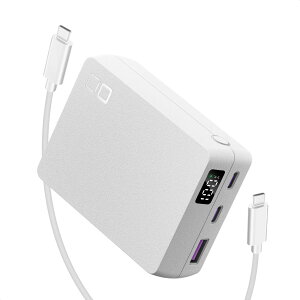 CIO SMARTCOBY TRIO 20000mAh 65W oCobe[ e ^ }[d PD 3|[g iPhone 17 / 16 / 15 / Android/Macbook M3 / iPad Type-C USB-C USB-A pXX[ PSEFؕi (zCg)