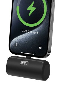 JVGoal oCobe[ 5000mAh yʏ^ Type-C/o @݉ s/h/AEghAp PSEF؍ X}z[d iPhone16/15/AndroidΉ (ubN)