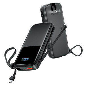 oCobe[ RZg ̎ 10000mAh e obe[ oCy22.5W/PD20W}[dE4䓯[dEpXX[E2{P[uځzType-C PD3.0 gуobe[ X}z[d ^ LC