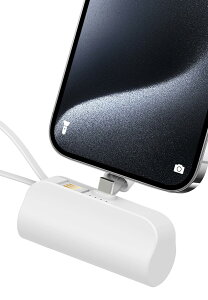 JVGoaloCobe[ yʃRpNg 5000mAh }[d X^h@\t iPhone16/15 & AndroidΉ USBP[u PSEF؍ς (zCg)