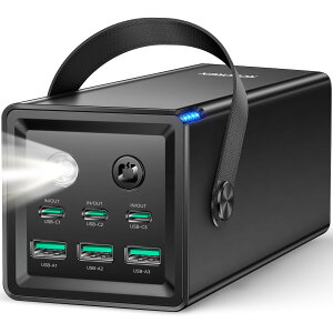 RocorenoCobe[e (50000mAhE67.5Wo) 6|[g 3 USB-C{3 USB-A oPD3.0 22.5 W}[dΉ nht LED/SOSCg cu^RpNg AEghA/hiPhone16/15X}z/iPadȂ