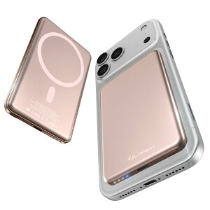 ULiXWHyƊẼ`^fށEMagSafeΉzoCobe[ }OZ[tΉ y ^ 5000mAh CX }Olbg 18W}[d Type-CΉ FCC/PSEF؍ς iPhone17/16/15/14V[YȂǑΉ