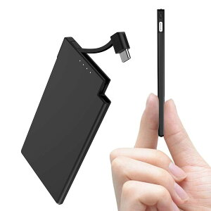 Auskang oCobe[ iPhone 16/15ProΉ P[u 6.8mm 5000mAh Type-Cp y ^ X}z[d ^ ʋ ЊQ o AEghAp hЃObY PSEF؍