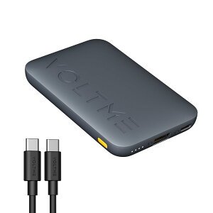 VOLTME ���o�C���o�b�e���[ ��e�� ���^ 10000mAh �y�� 22.5W 2�䓯���[�d (Type-C/USB-A) ��d�����[�h���� ���o�C���E�o�b�e���[ �^�C�vc PD �}���[�d �g�уo�b�e���[ PD3.0&QC3.0 PPS�Ή� PSE�Z�p��K��