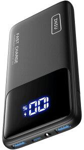 INIU oCobe[ eʁyy ^ ^ 10000mAh ^Cvcz 22.5W }[d oCEobe[ [PSEZpF؍ PD 3.0 QC 4.0 LED] USB C oC [d obe[s/o/ʋ/@