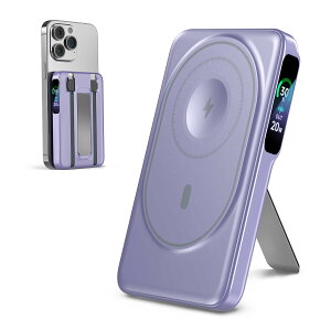 oCobe[ MagSafeΉyCX[dEPD22.5W}[dEUSB-CP[uzCXoCobe[ }Olbg ^ 10000mAh e oC obe[ LCDcʕ\ X