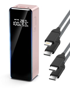 Raydyn Power Bank (��e�� ���o�C���o�b�e���[ 40000mAh �f���A���`�����l�� ���v�ő�302.5W�o�� LCD�f�B�X�v���C����) �P��|�[�g���o��140W�yPD3.1�Ή�/PPS�K�i�Ή�/PSE�Z�p��K��/USB-C���͑Ή��ziPhone