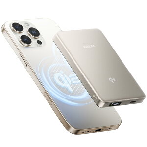 Kuulaa Qi2F oCobe[ }OZ[t 10000mAh 15W }[d MagSafe }OZ[t/^CvC PD20W/iPhone12~17Ή PSEF - `^F