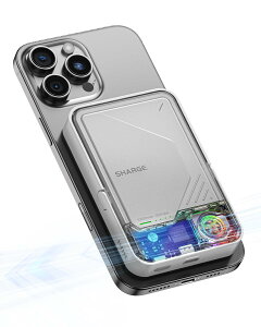 SHARGE ICEMAG 2 ���o�C���o�b�e���[�}�O�Z�[�t�yRGB��p�t�@�����ځE�����f�U�C���z10000mAh��e�� MagSafe�Ή� 15W���C�����X 30W PD�}���[�d Qi2 PSE�F�؍� �X�^���h�t�� iPhone 17/16/15/14/13/12Nothing Phone��