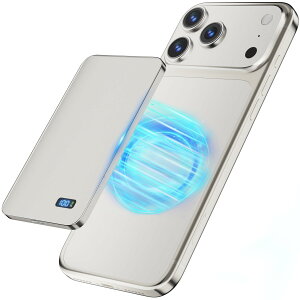 oCobe[ y ^ ^ MagSafeΉ 8000mAh CX[d LEDcʕ\ }Olbg ܂[ Ή 22.5W}[d PSEF؍ς iPhone17/16/15/14/13/12V[YΉ s/o/d