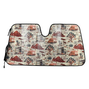 _g(Dulton) ԗpTVF[h M x[W FOR CAR LIFE tgKX  Ռ ՔM UVJbg ԓx㏸h~ 680mm 1300mm s4mm YZ-0902M/BE AUTO SUNSHADE DESERT M BEIGE