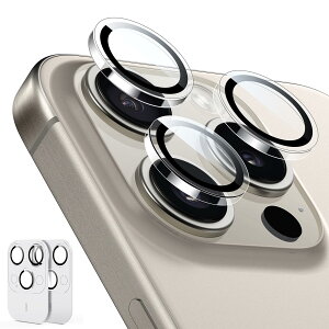 ESR iPhone 15 Pro /15 Pro Max/14 Pro/14 Pro Max �J���������Y�t�B���� �J�����ی� �ϏՌ� �\��₷�� �A���~���G�b�W�t�� 9H�����K���X �A�C�t�H��15�v�� / 15�v���}�b�N�X�Ή� 2������ �N���A Armorite