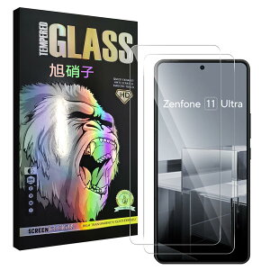 �Ή� Zenfone 11 Ultra �K���X�t�C���� �y2���Z�b�g- AGC���Ɏq - �� �i���z zenfone11 ultra �t�C���� �t�� �ی�t�B���� �����K���X �P�[�X �y ���{���Ɏq�f�ލ̗p �d�x9H �ϏՌ� ��U�h�~ ���� ����0.26